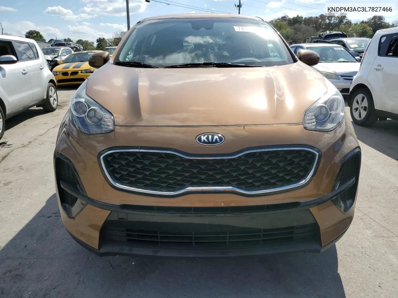 2020 Kia Sportage Lx VIN: KNDPM3AC3L7827466 Lot: 74309714