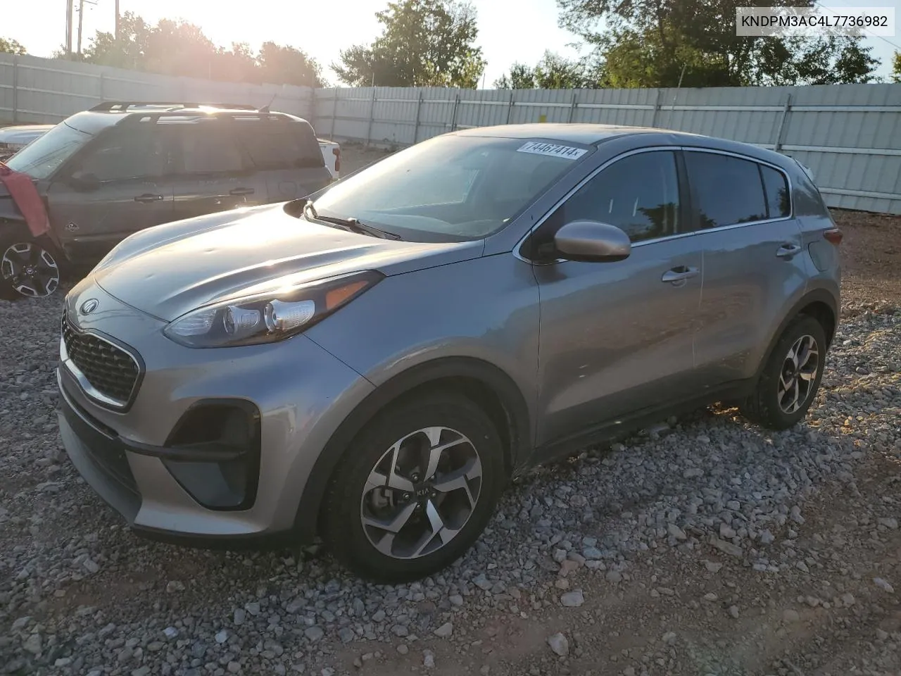 2020 Kia Sportage Lx VIN: KNDPM3AC4L7736982 Lot: 74467414