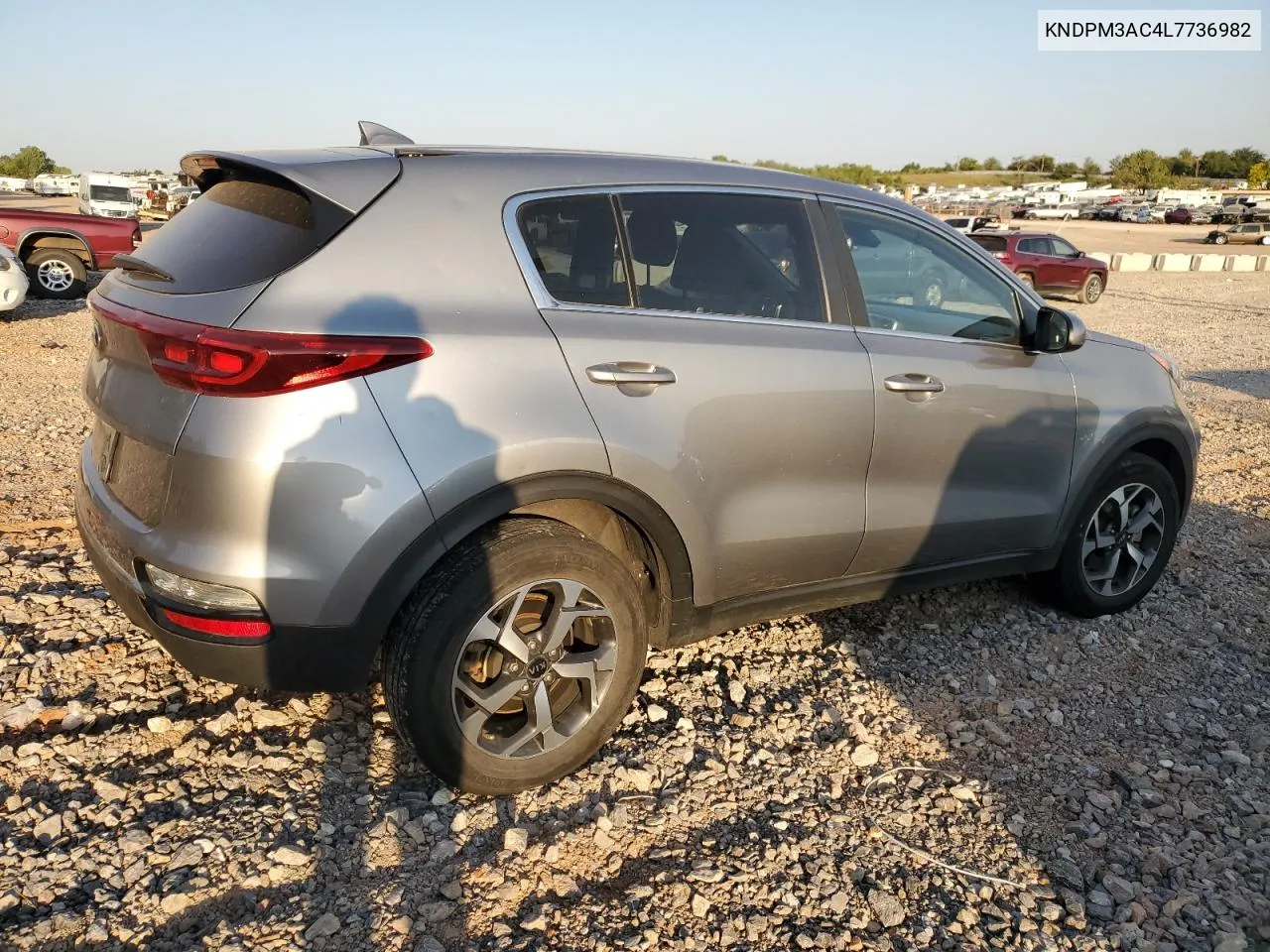 2020 Kia Sportage Lx VIN: KNDPM3AC4L7736982 Lot: 74467414