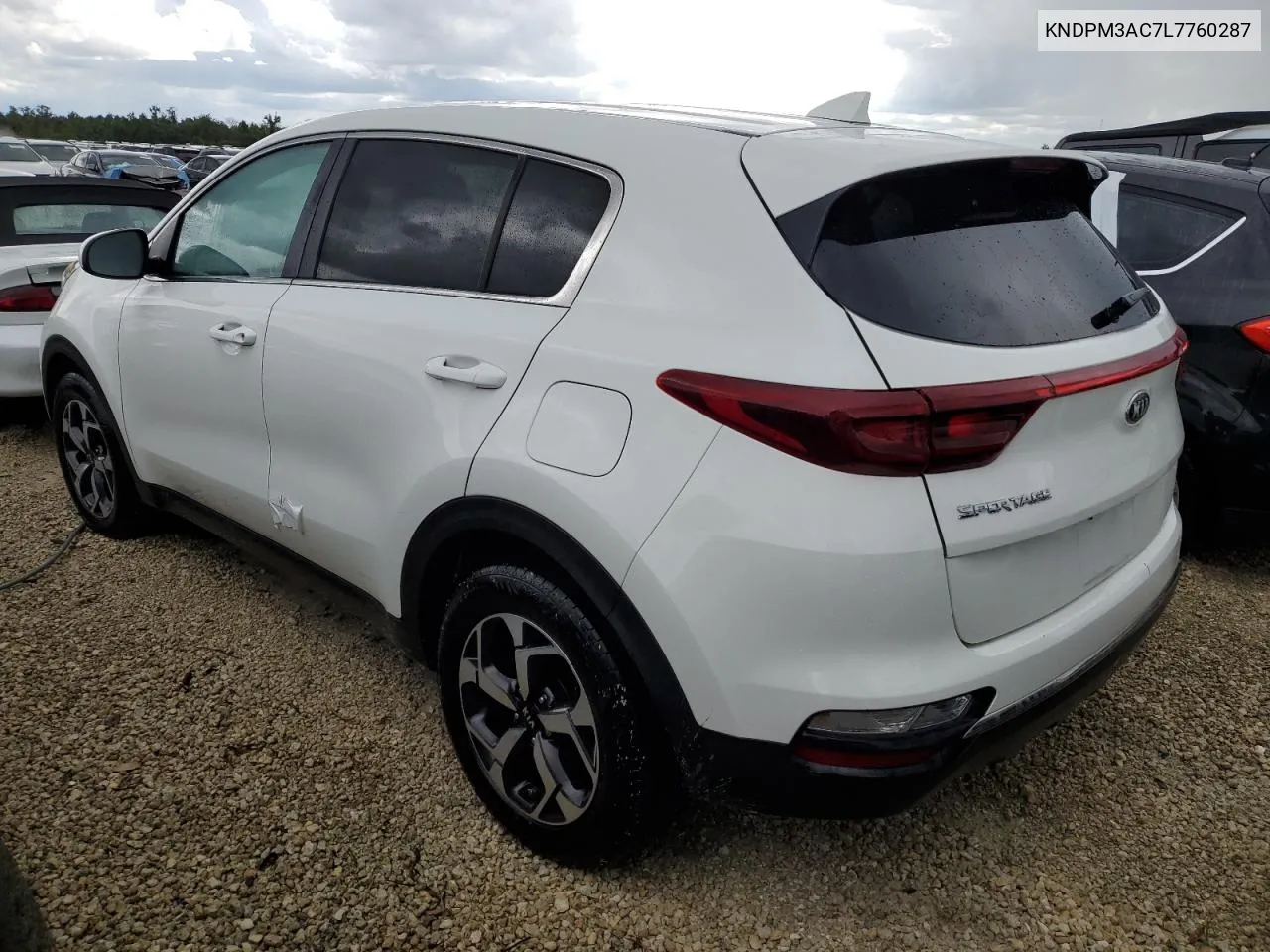 2020 Kia Sportage Lx VIN: KNDPM3AC7L7760287 Lot: 74480104