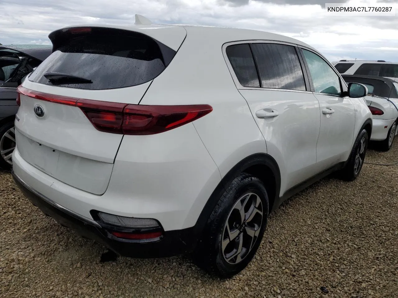 2020 Kia Sportage Lx VIN: KNDPM3AC7L7760287 Lot: 74480104