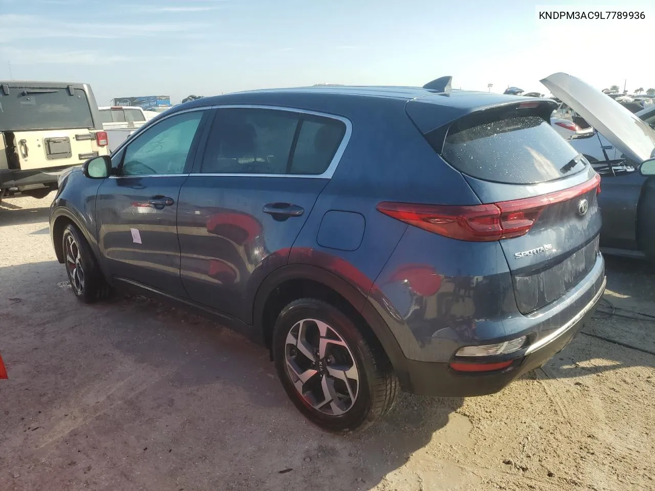 2020 Kia Sportage Lx VIN: KNDPM3AC9L7789936 Lot: 74497504