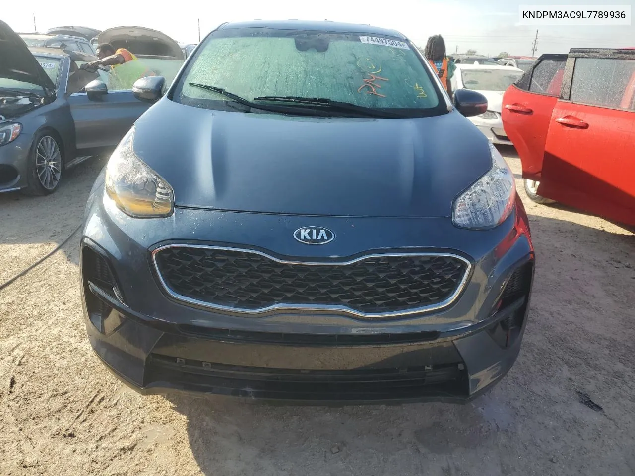 2020 Kia Sportage Lx VIN: KNDPM3AC9L7789936 Lot: 74497504