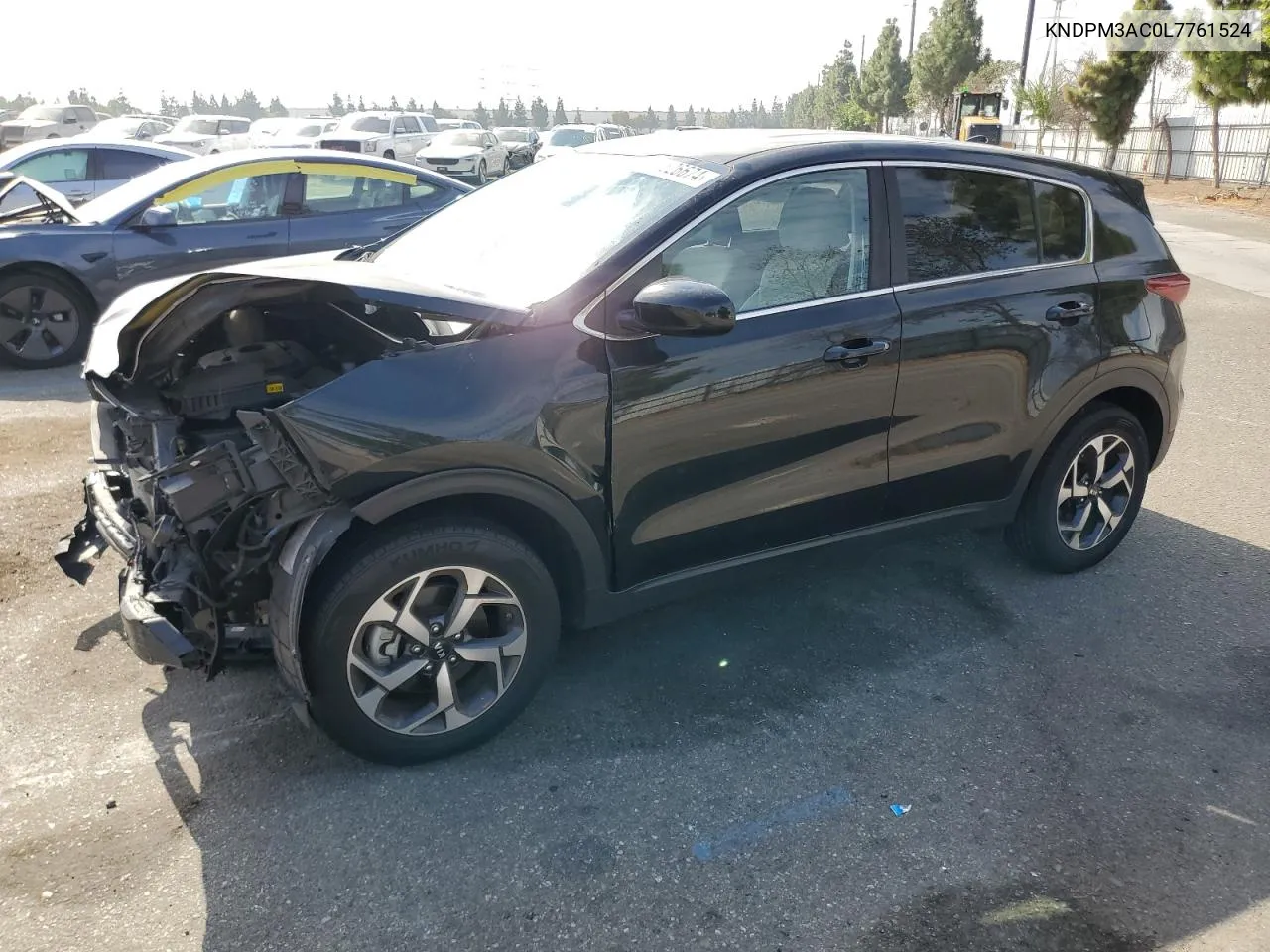 2020 Kia Sportage Lx VIN: KNDPM3AC0L7761524 Lot: 74526674