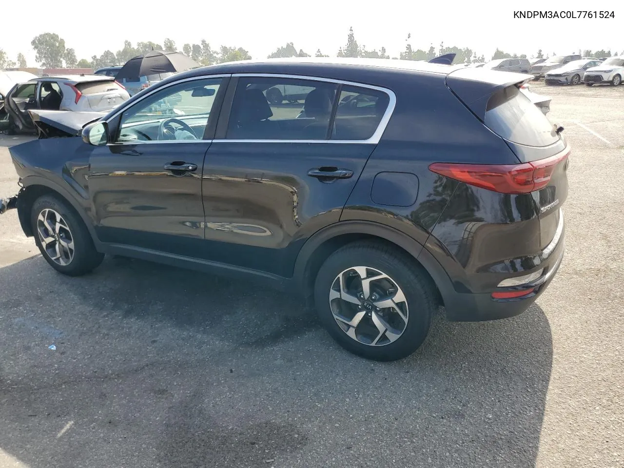 2020 Kia Sportage Lx VIN: KNDPM3AC0L7761524 Lot: 74526674