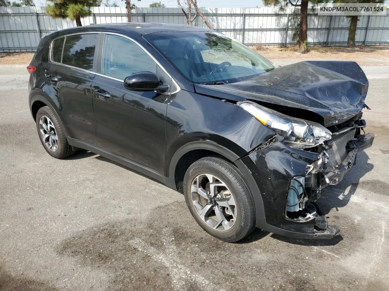 2020 Kia Sportage Lx VIN: KNDPM3AC0L7761524 Lot: 74526674