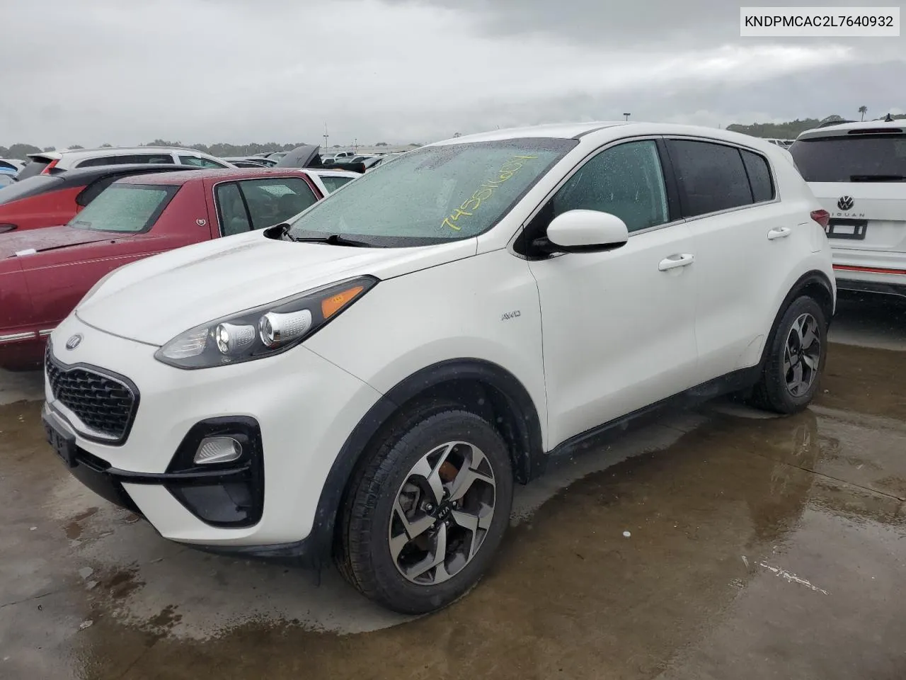 2020 Kia Sportage Lx VIN: KNDPMCAC2L7640932 Lot: 74551604