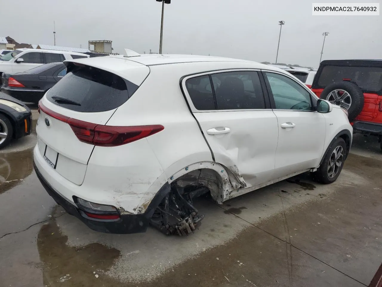 2020 Kia Sportage Lx VIN: KNDPMCAC2L7640932 Lot: 74551604