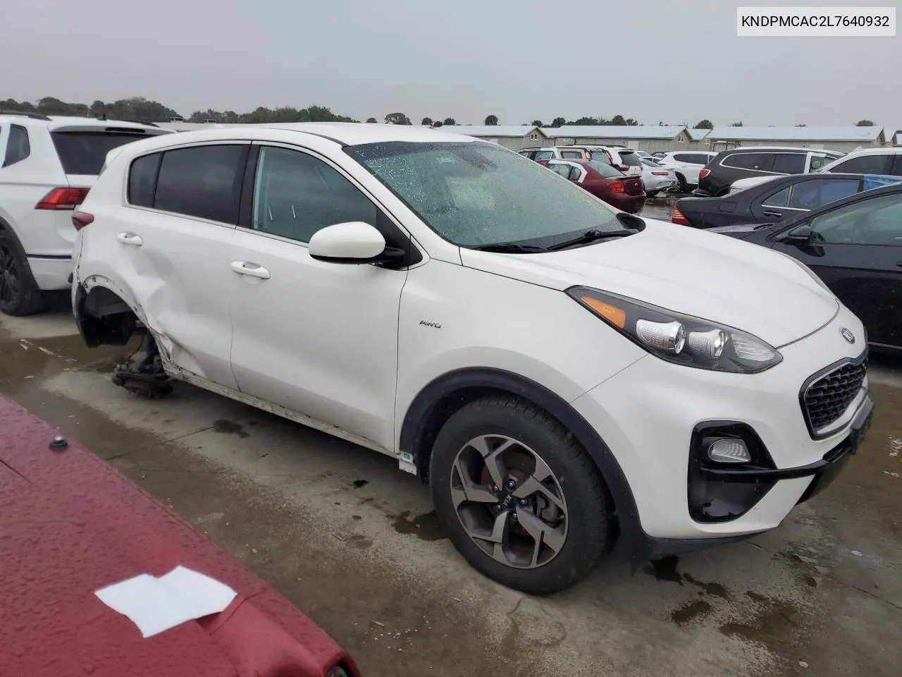 2020 Kia Sportage Lx VIN: KNDPMCAC2L7640932 Lot: 74551604