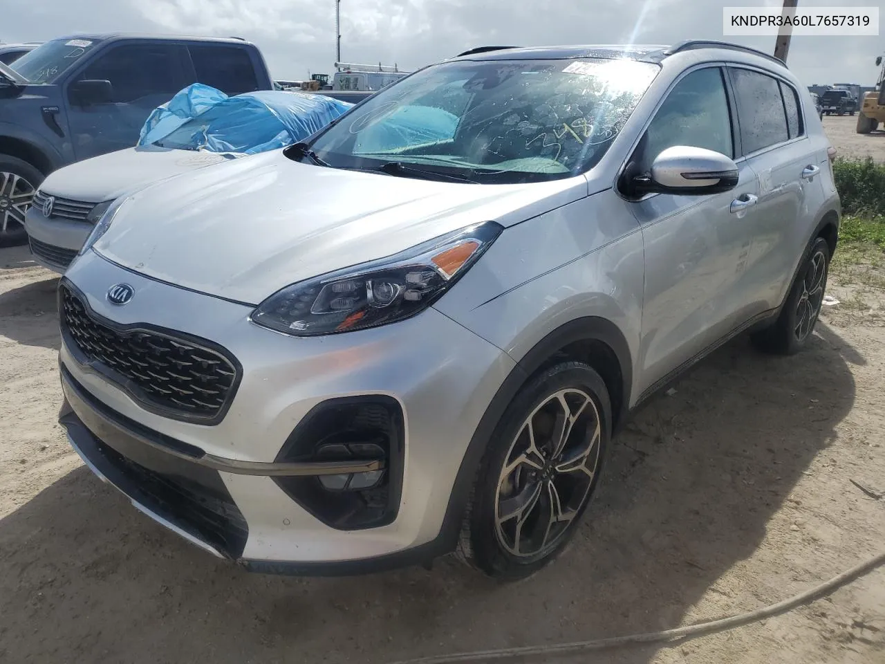 2020 Kia Sportage Sx VIN: KNDPR3A60L7657319 Lot: 74592664