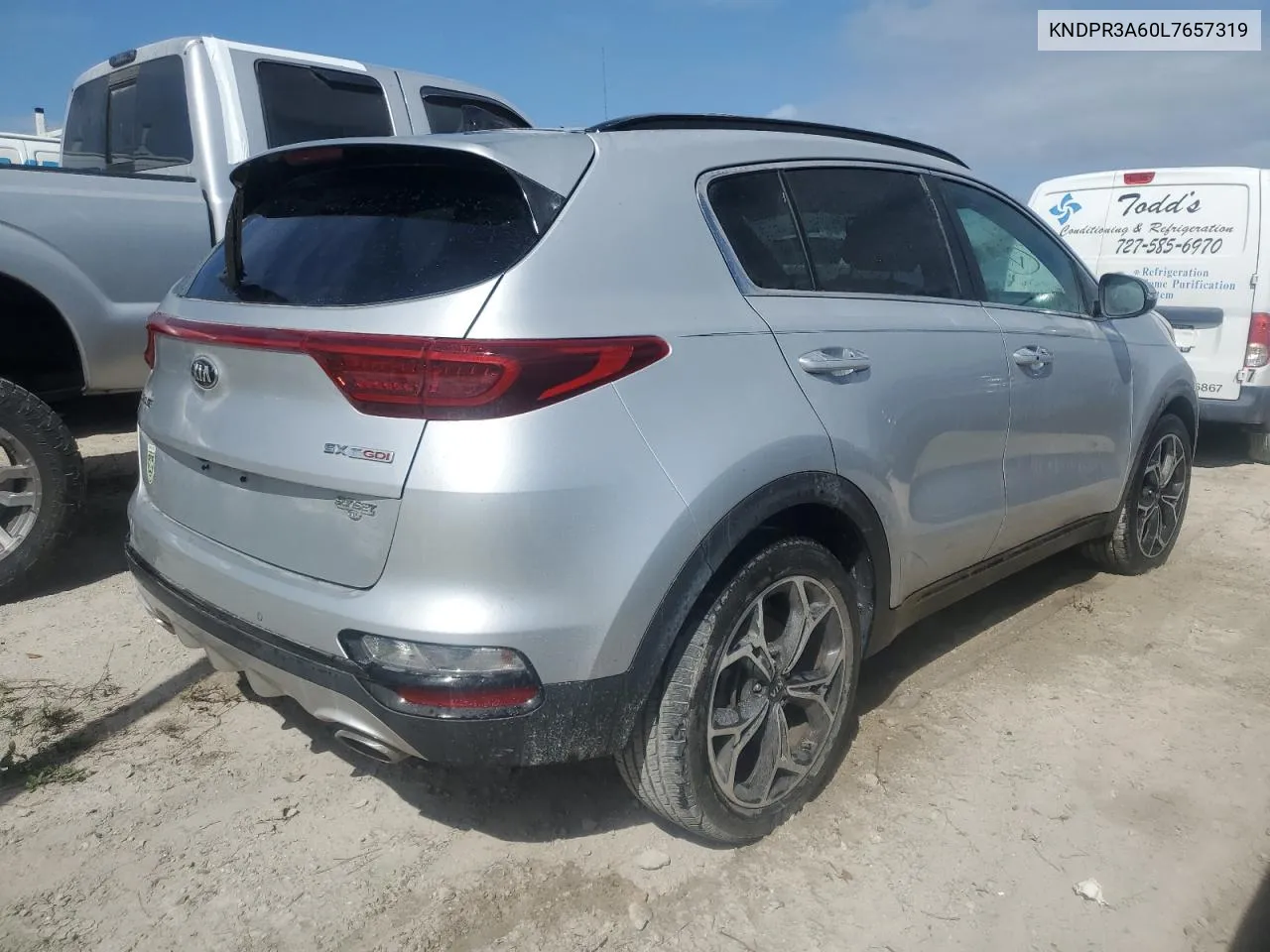 2020 Kia Sportage Sx VIN: KNDPR3A60L7657319 Lot: 74592664