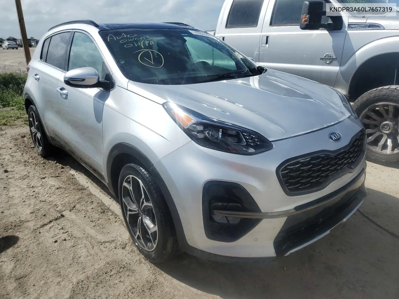 2020 Kia Sportage Sx VIN: KNDPR3A60L7657319 Lot: 74592664