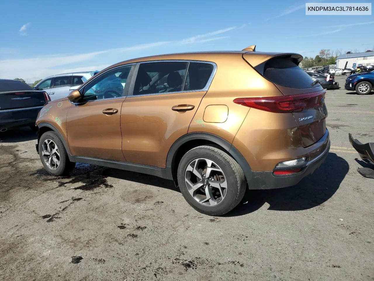 2020 Kia Sportage Lx VIN: KNDPM3AC3L7814636 Lot: 74605174