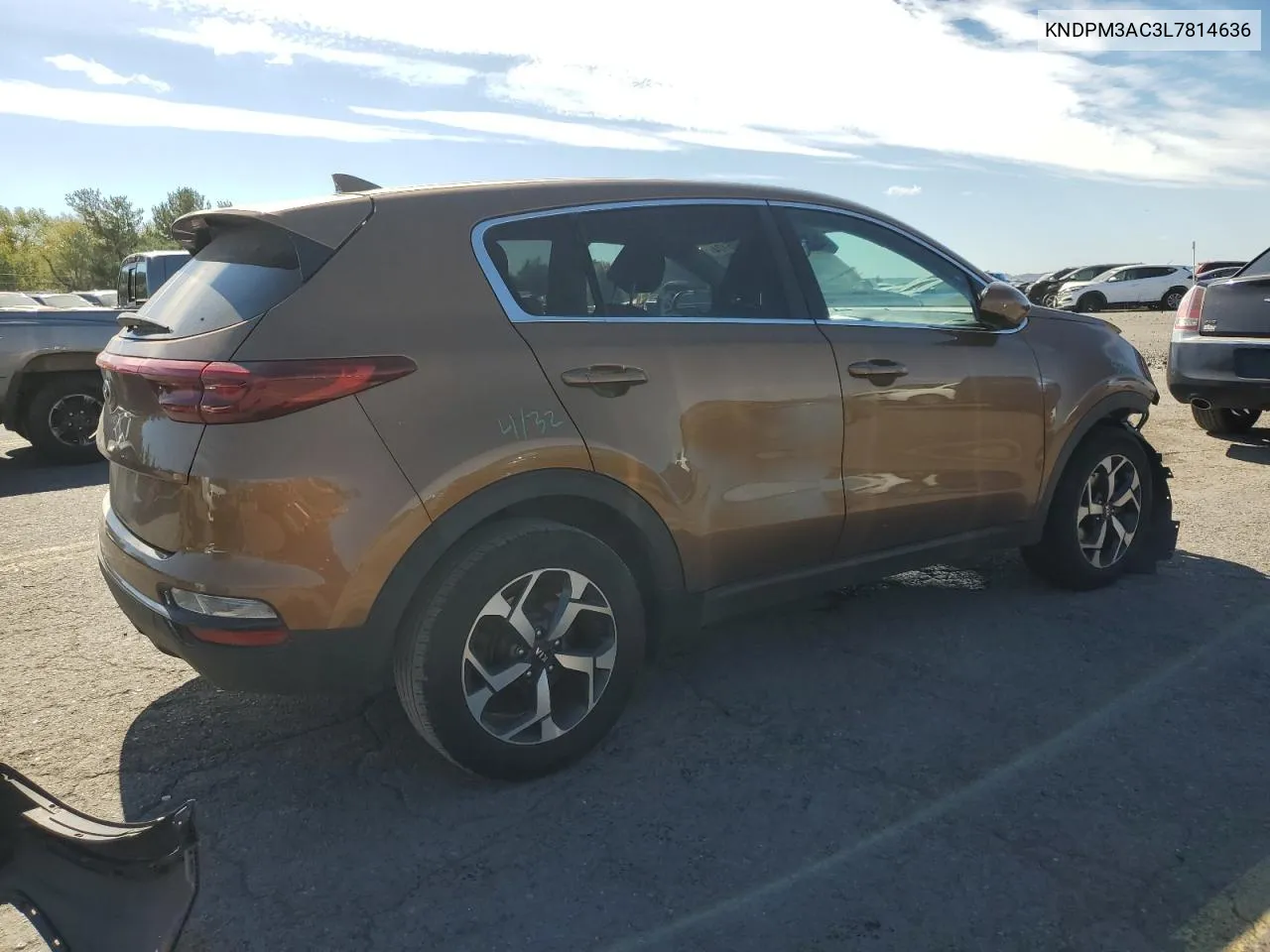 2020 Kia Sportage Lx VIN: KNDPM3AC3L7814636 Lot: 74605174