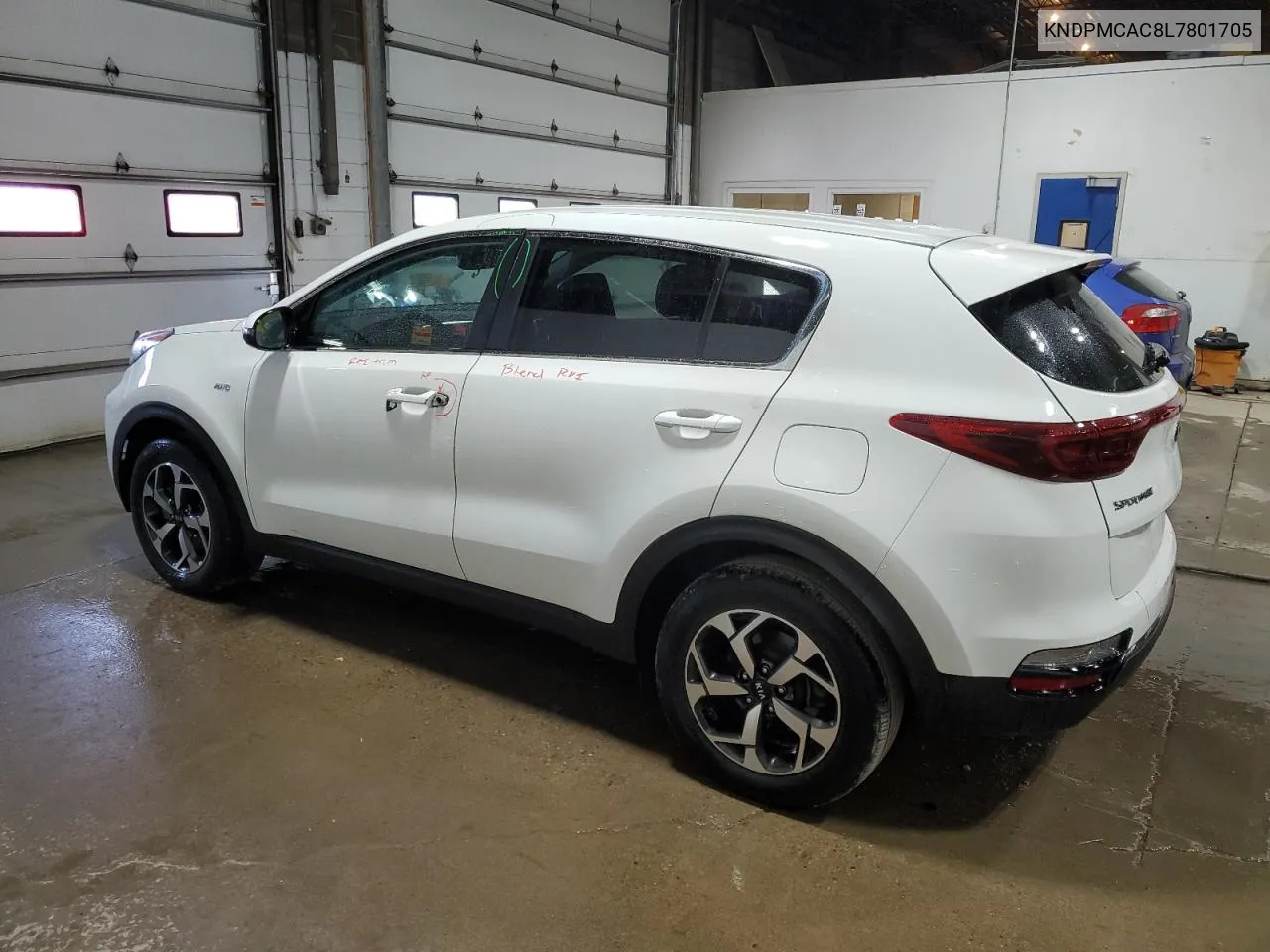 2020 Kia Sportage Lx VIN: KNDPMCAC8L7801705 Lot: 74618884