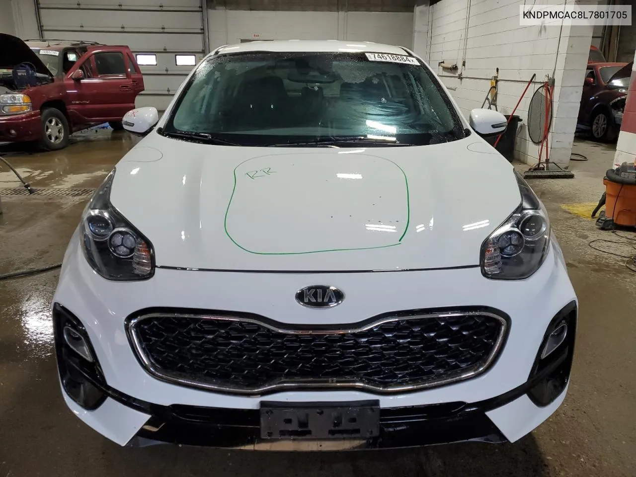 2020 Kia Sportage Lx VIN: KNDPMCAC8L7801705 Lot: 74618884