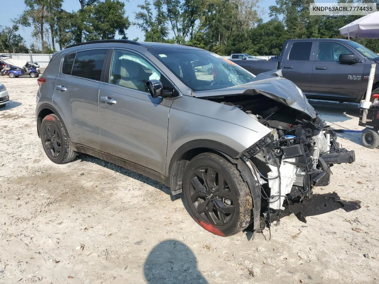 2020 Kia Sportage S VIN: KNDP63AC8L7774435 Lot: 74673914