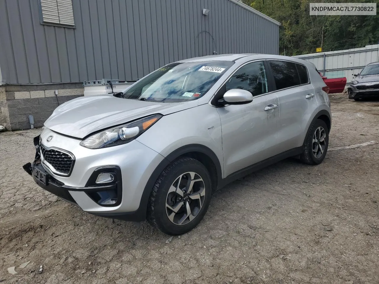 2020 Kia Sportage Lx VIN: KNDPMCAC7L7730822 Lot: 74678244