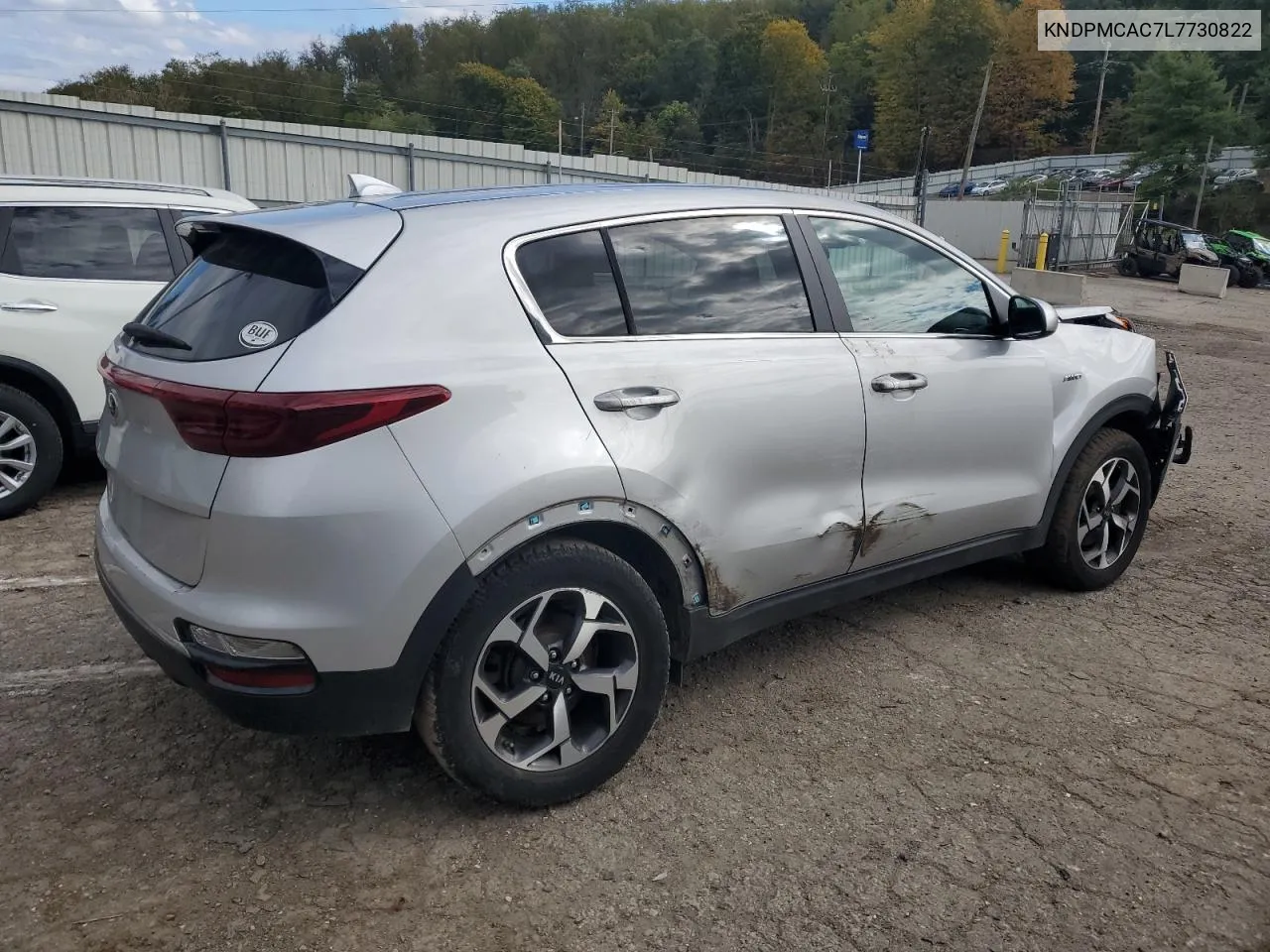 2020 Kia Sportage Lx VIN: KNDPMCAC7L7730822 Lot: 74678244