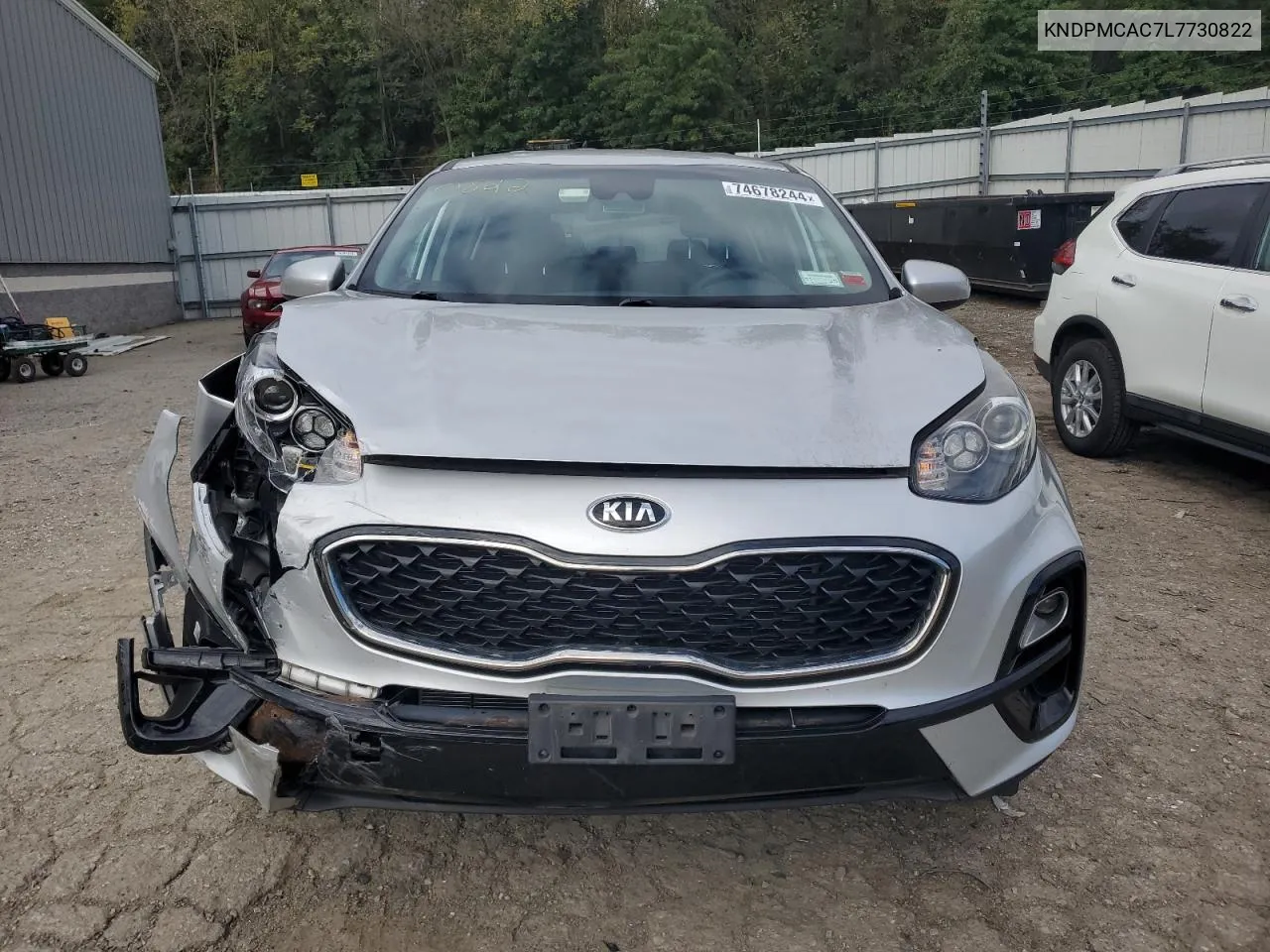 2020 Kia Sportage Lx VIN: KNDPMCAC7L7730822 Lot: 74678244