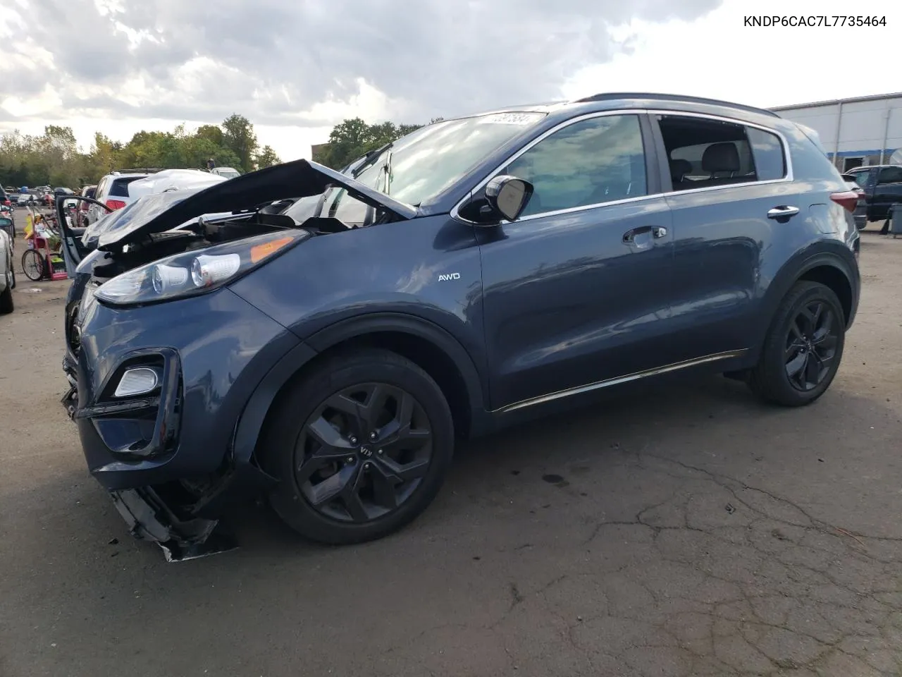 2020 Kia Sportage S VIN: KNDP6CAC7L7735464 Lot: 74697584