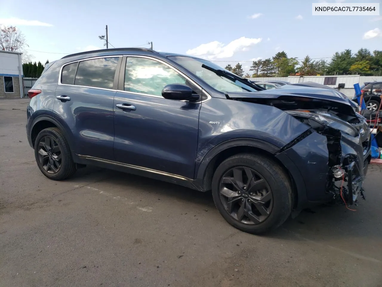 2020 Kia Sportage S VIN: KNDP6CAC7L7735464 Lot: 74697584