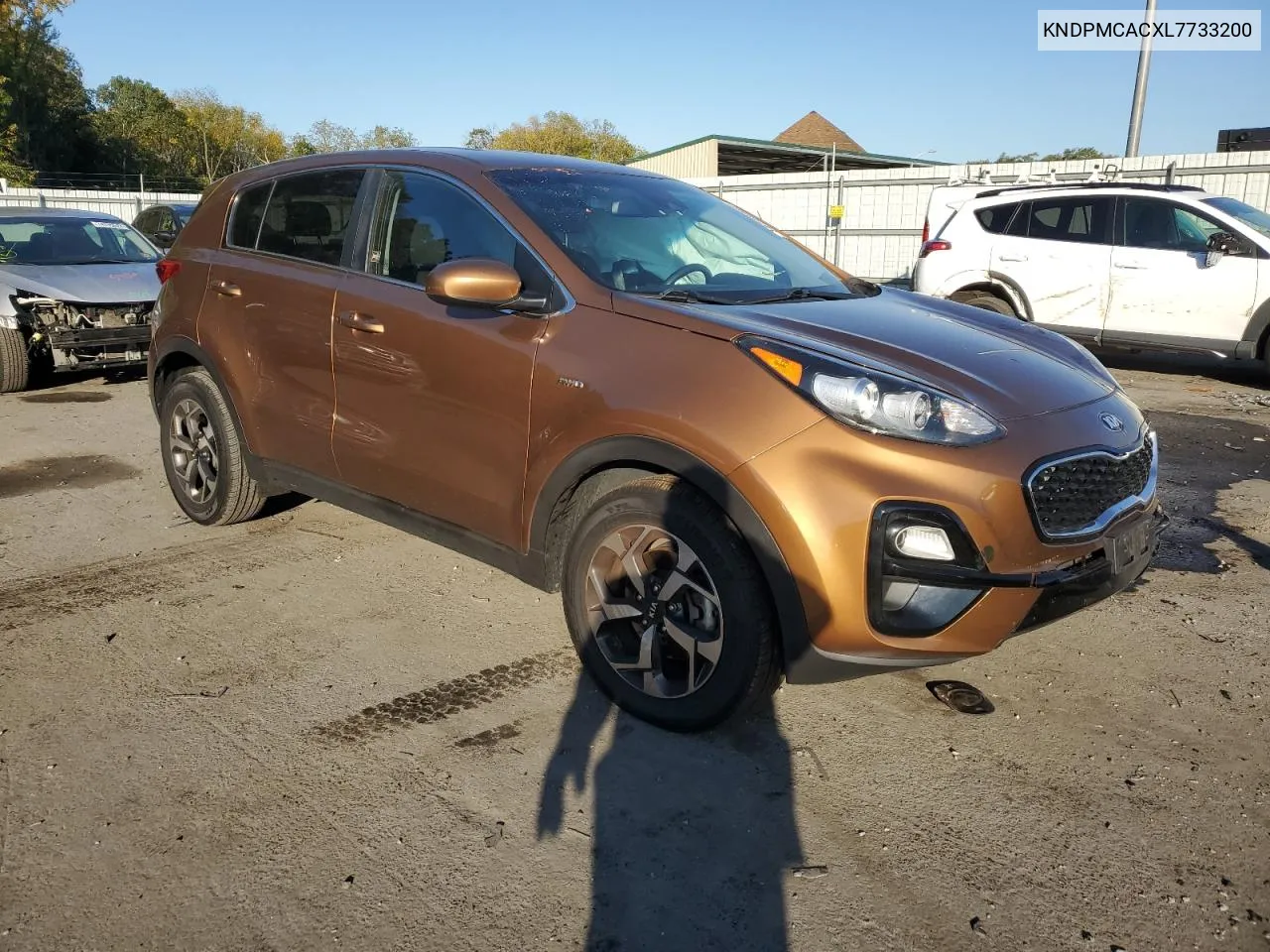 2020 Kia Sportage Lx VIN: KNDPMCACXL7733200 Lot: 74748564