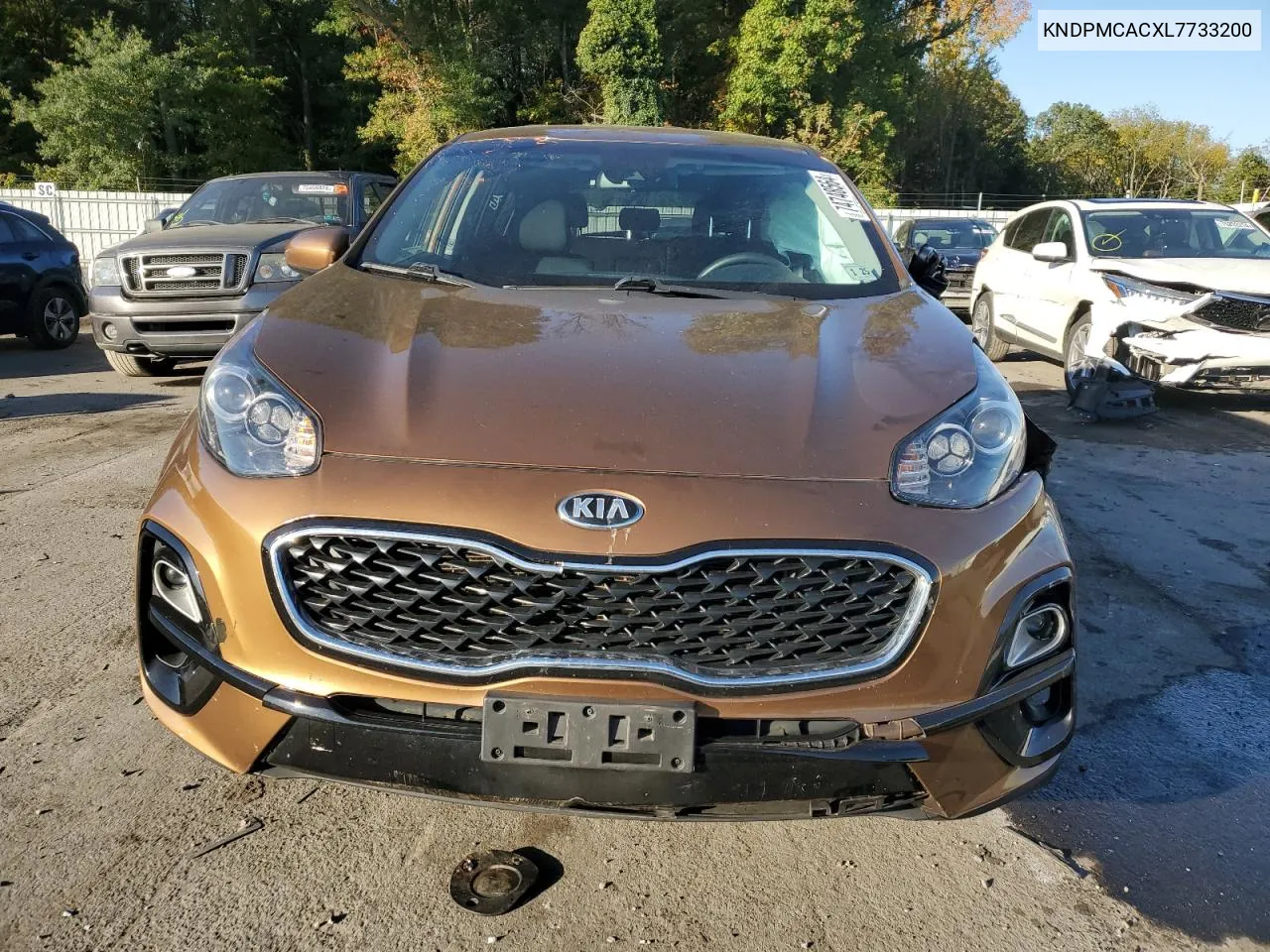 2020 Kia Sportage Lx VIN: KNDPMCACXL7733200 Lot: 74748564