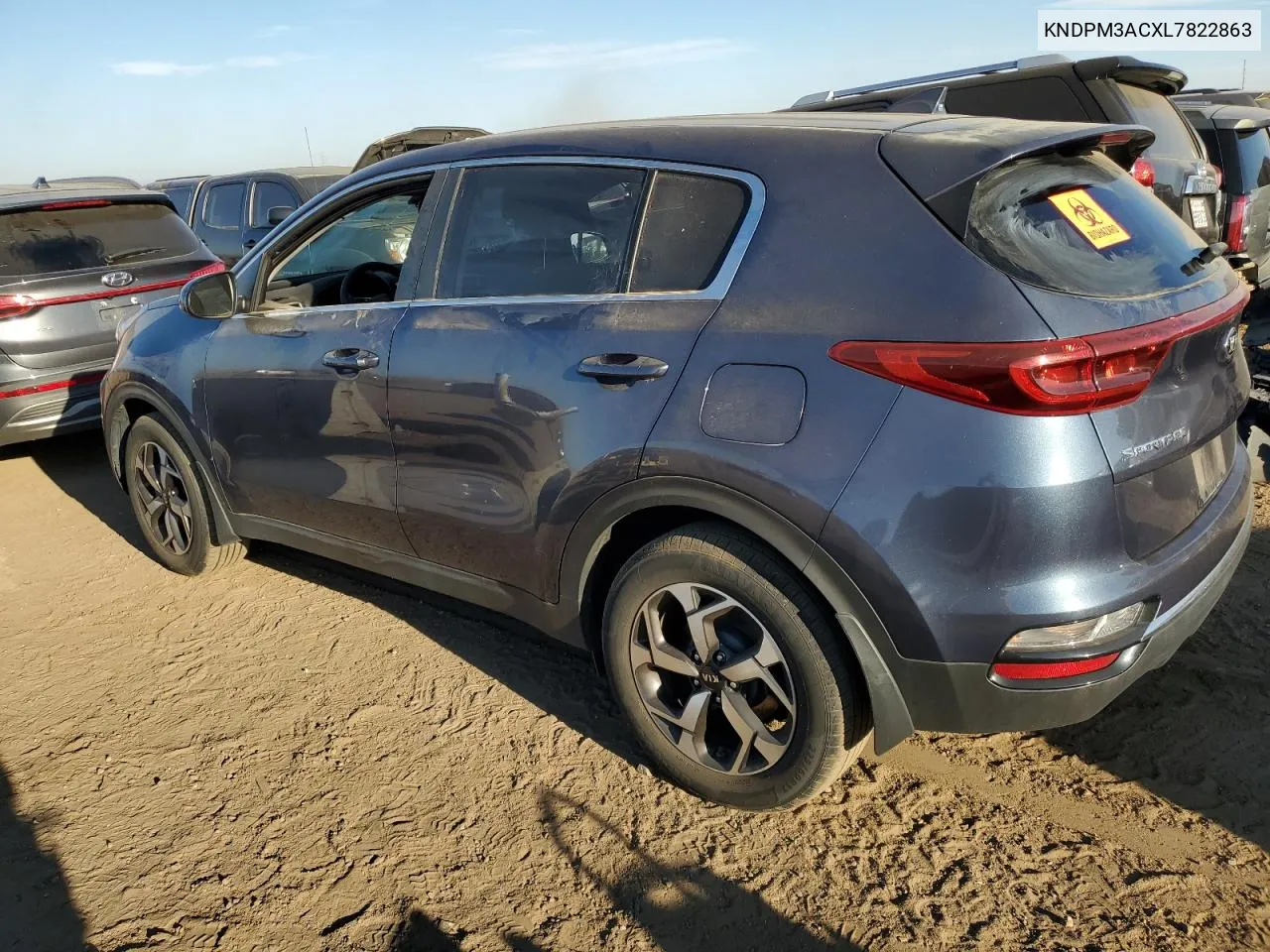 2020 Kia Sportage Lx VIN: KNDPM3ACXL7822863 Lot: 74839154