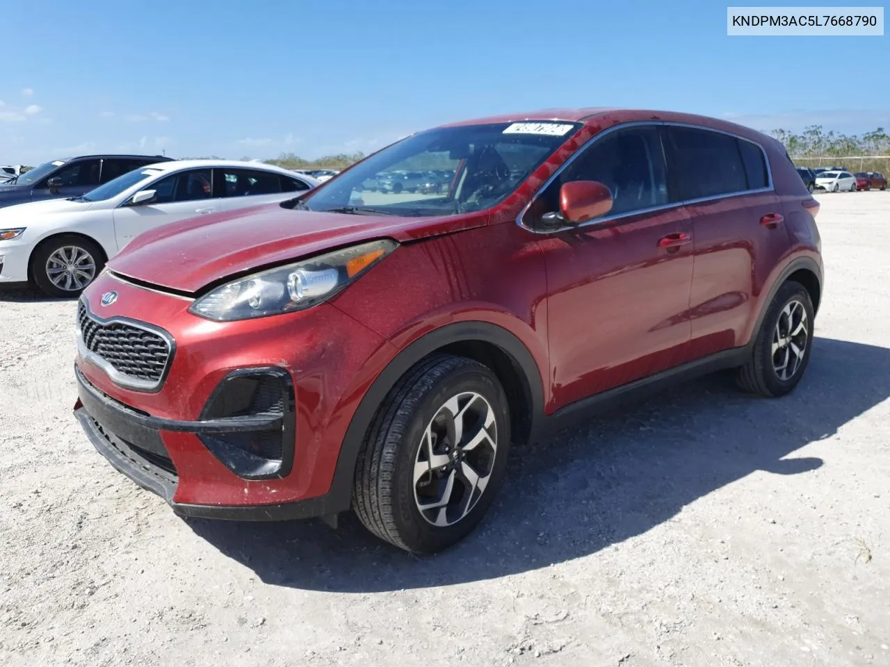 2020 Kia Sportage Lx VIN: KNDPM3AC5L7668790 Lot: 74907904