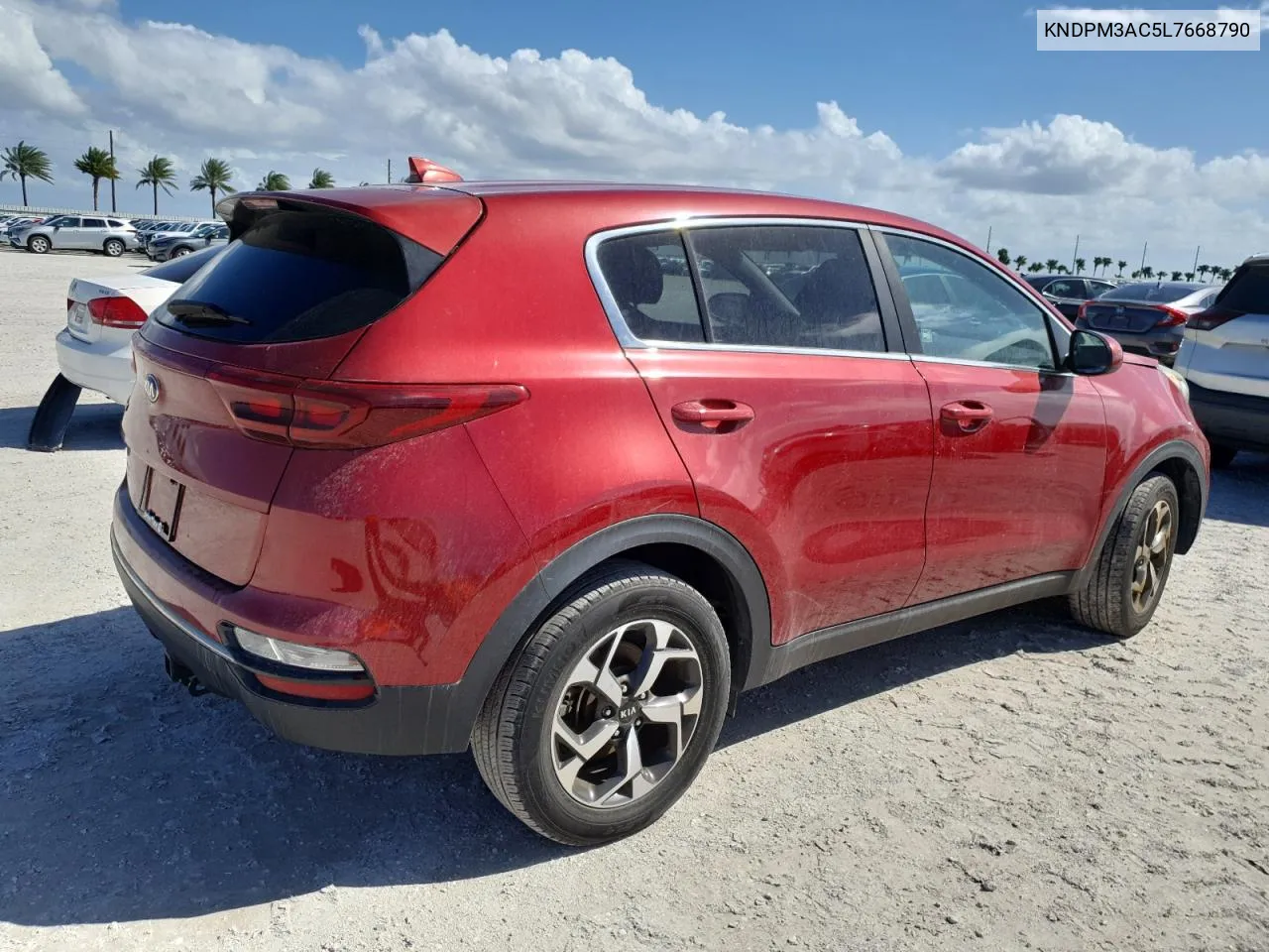 2020 Kia Sportage Lx VIN: KNDPM3AC5L7668790 Lot: 74907904