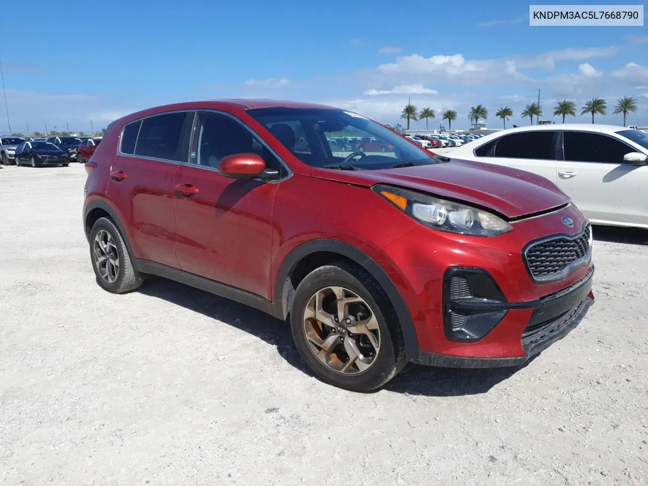 2020 Kia Sportage Lx VIN: KNDPM3AC5L7668790 Lot: 74907904