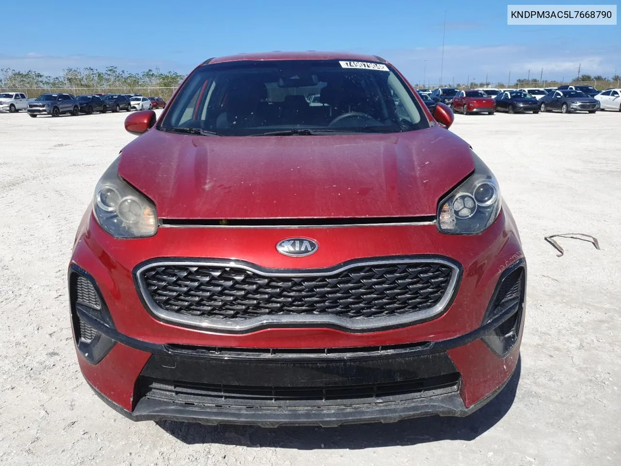 2020 Kia Sportage Lx VIN: KNDPM3AC5L7668790 Lot: 74907904