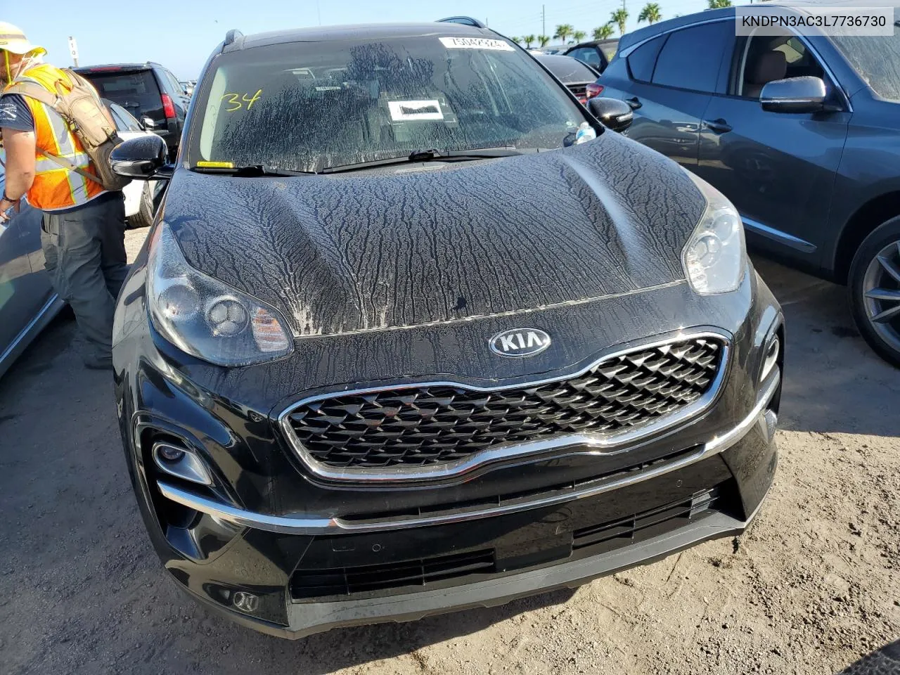 2020 Kia Sportage Ex VIN: KNDPN3AC3L7736730 Lot: 75042924