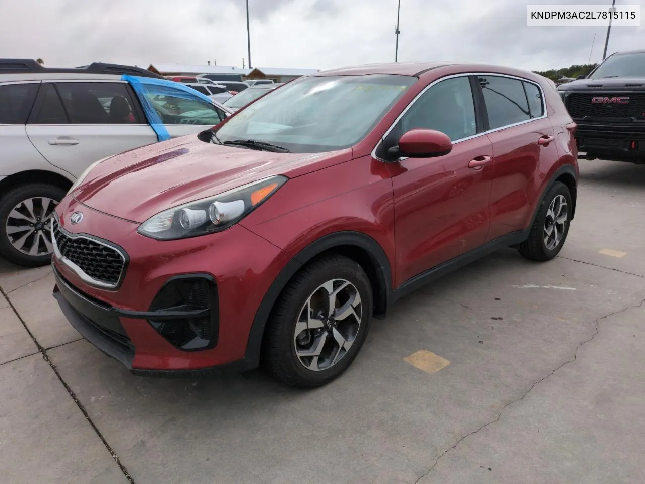 2020 Kia Sportage Lx VIN: KNDPM3AC2L7815115 Lot: 75104194