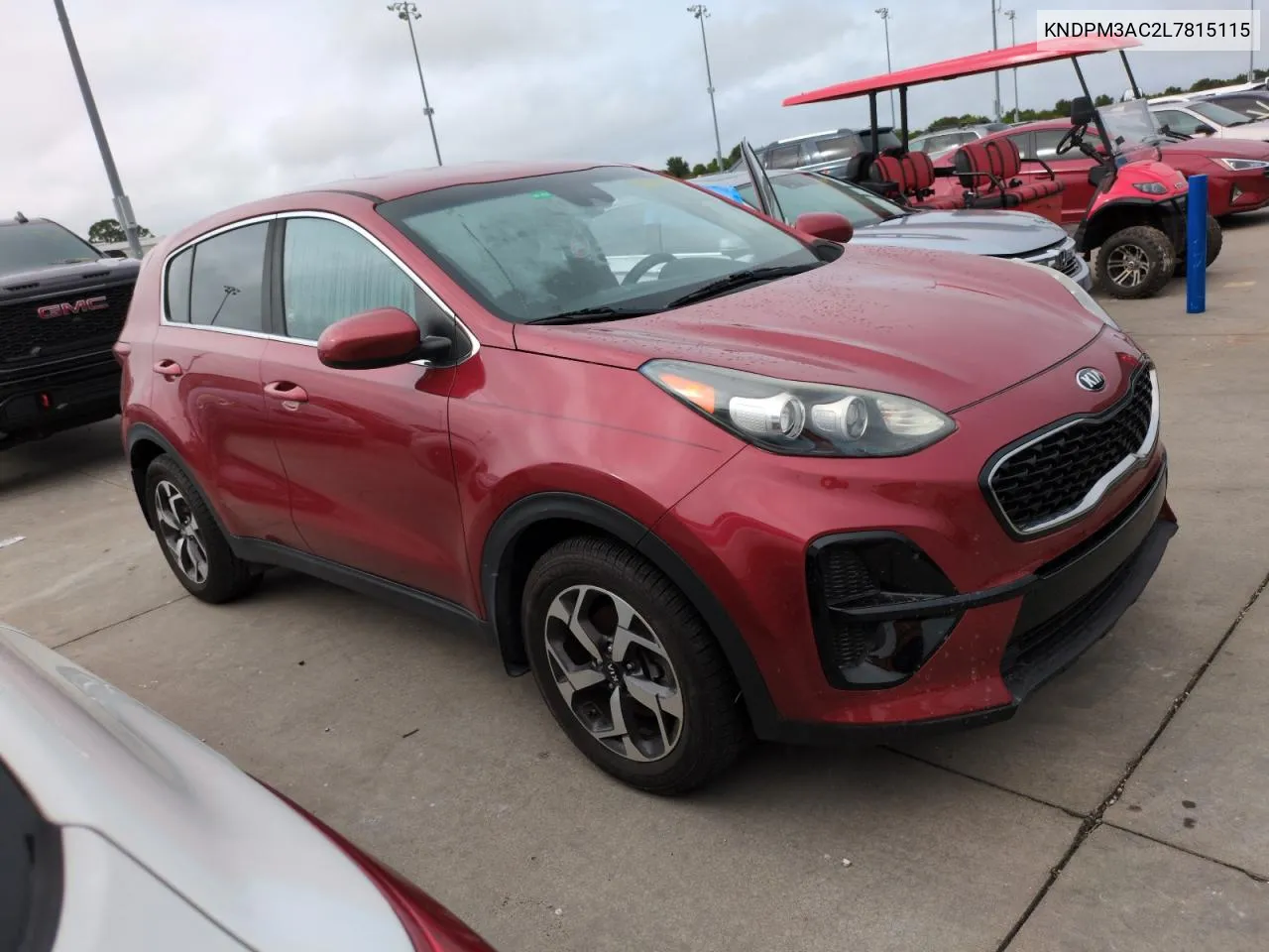 2020 Kia Sportage Lx VIN: KNDPM3AC2L7815115 Lot: 75104194