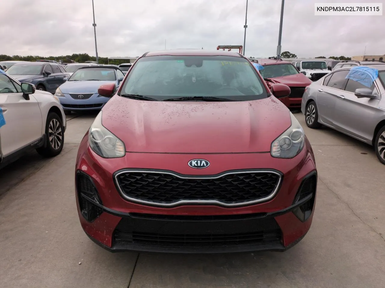 2020 Kia Sportage Lx VIN: KNDPM3AC2L7815115 Lot: 75104194