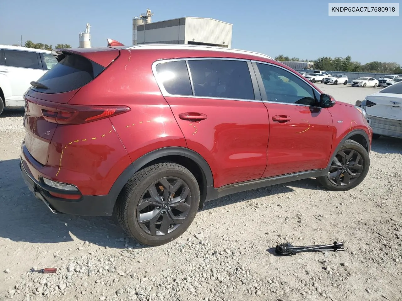 2020 Kia Sportage S VIN: KNDP6CAC7L7680918 Lot: 75223874