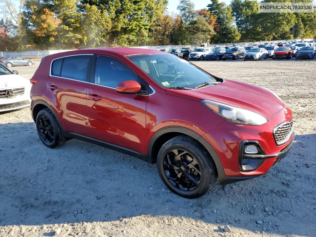 2020 Kia Sportage Lx VIN: KNDPMCAC4L7830330 Lot: 75264544