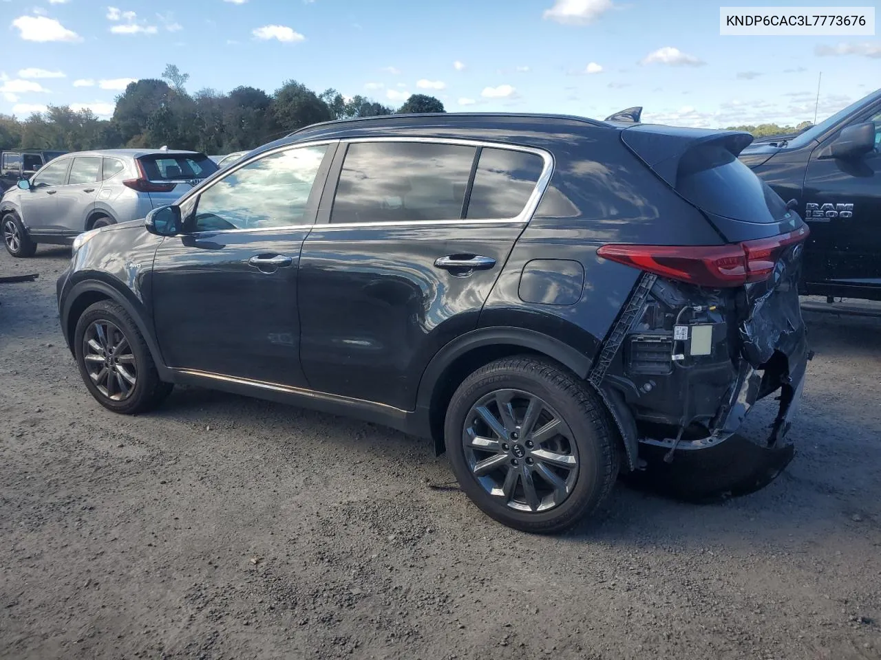 2020 Kia Sportage S VIN: KNDP6CAC3L7773676 Lot: 75324244