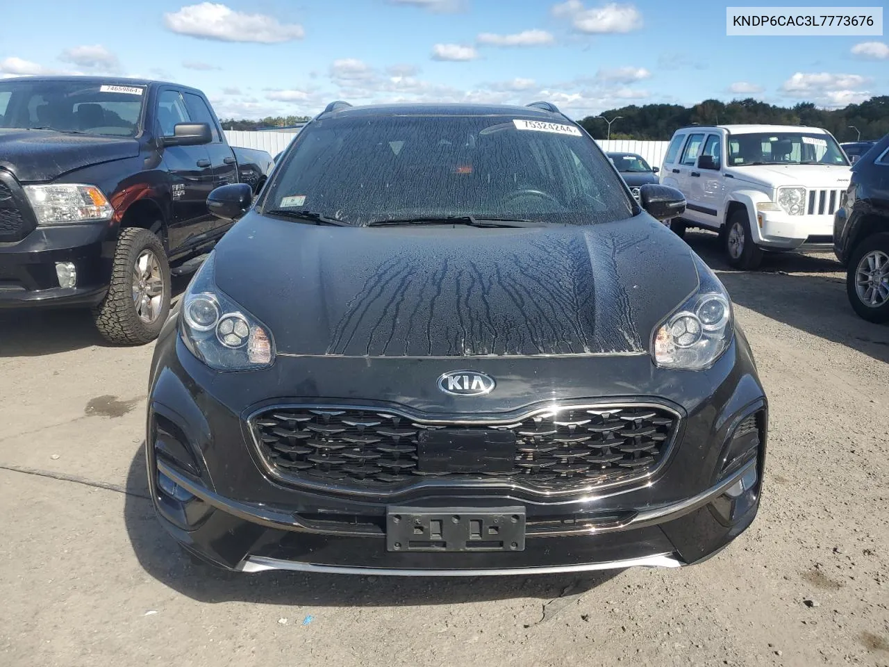 2020 Kia Sportage S VIN: KNDP6CAC3L7773676 Lot: 75324244