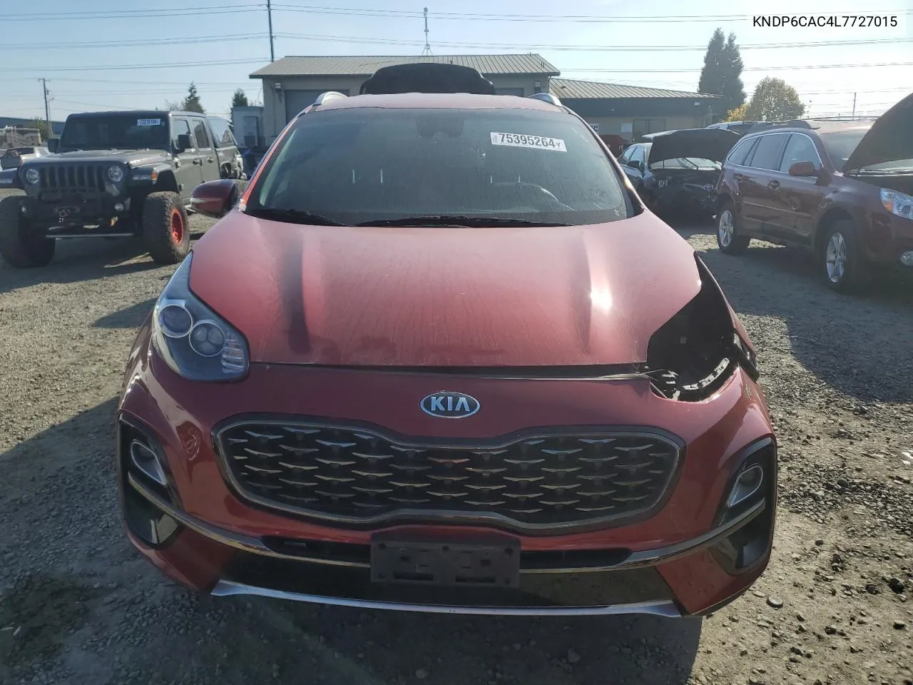 2020 Kia Sportage S VIN: KNDP6CAC4L7727015 Lot: 75395264