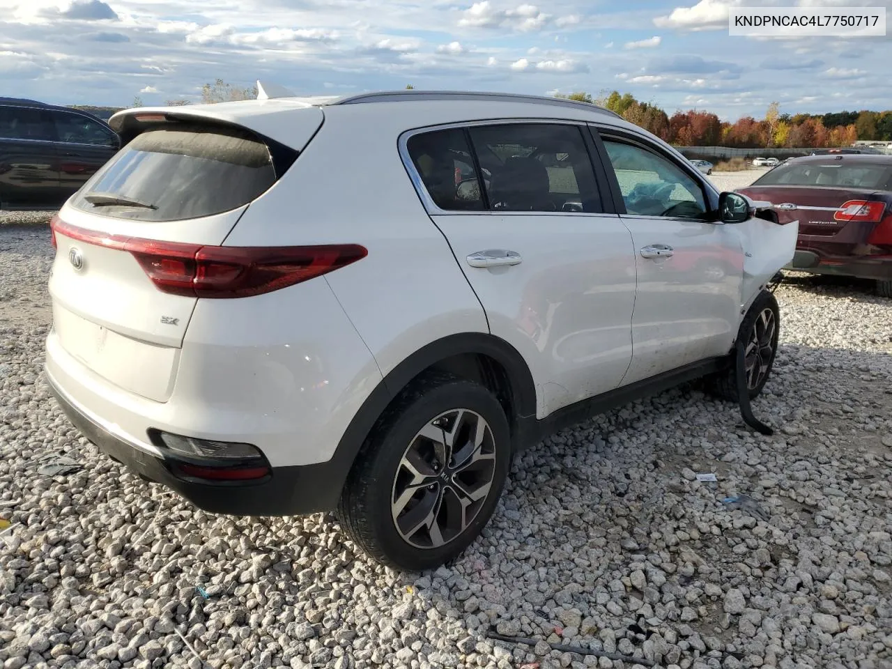 2020 Kia Sportage Ex VIN: KNDPNCAC4L7750717 Lot: 75411994