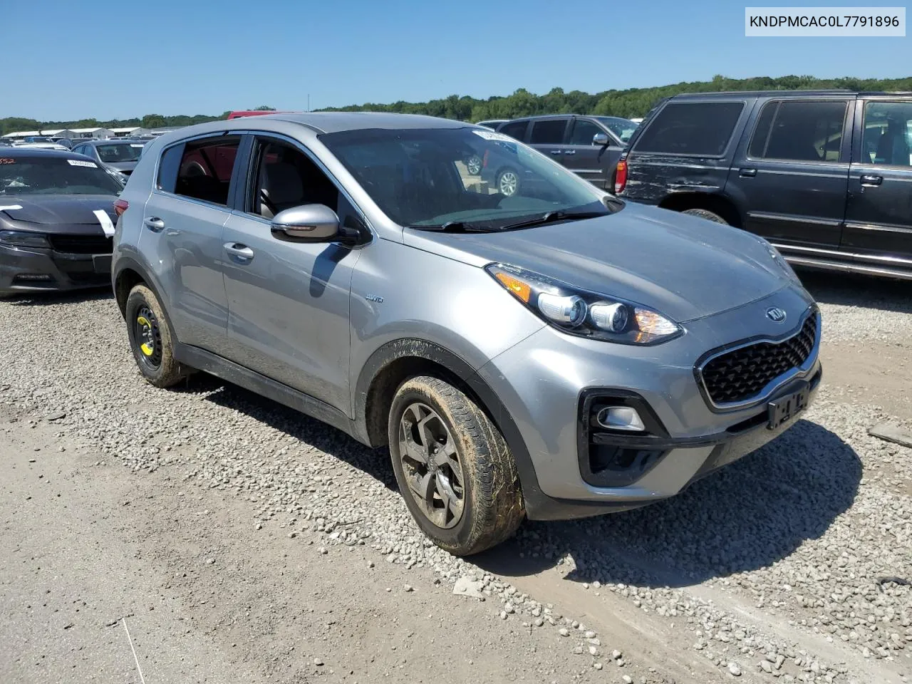 2020 Kia Sportage Lx VIN: KNDPMCAC0L7791896 Lot: 75614994