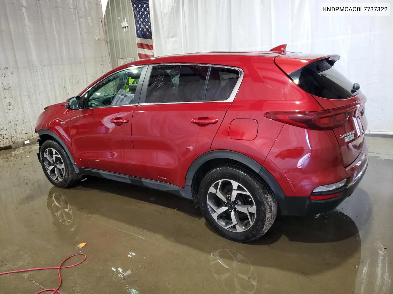 2020 Kia Sportage Lx VIN: KNDPMCAC0L7737322 Lot: 75638524