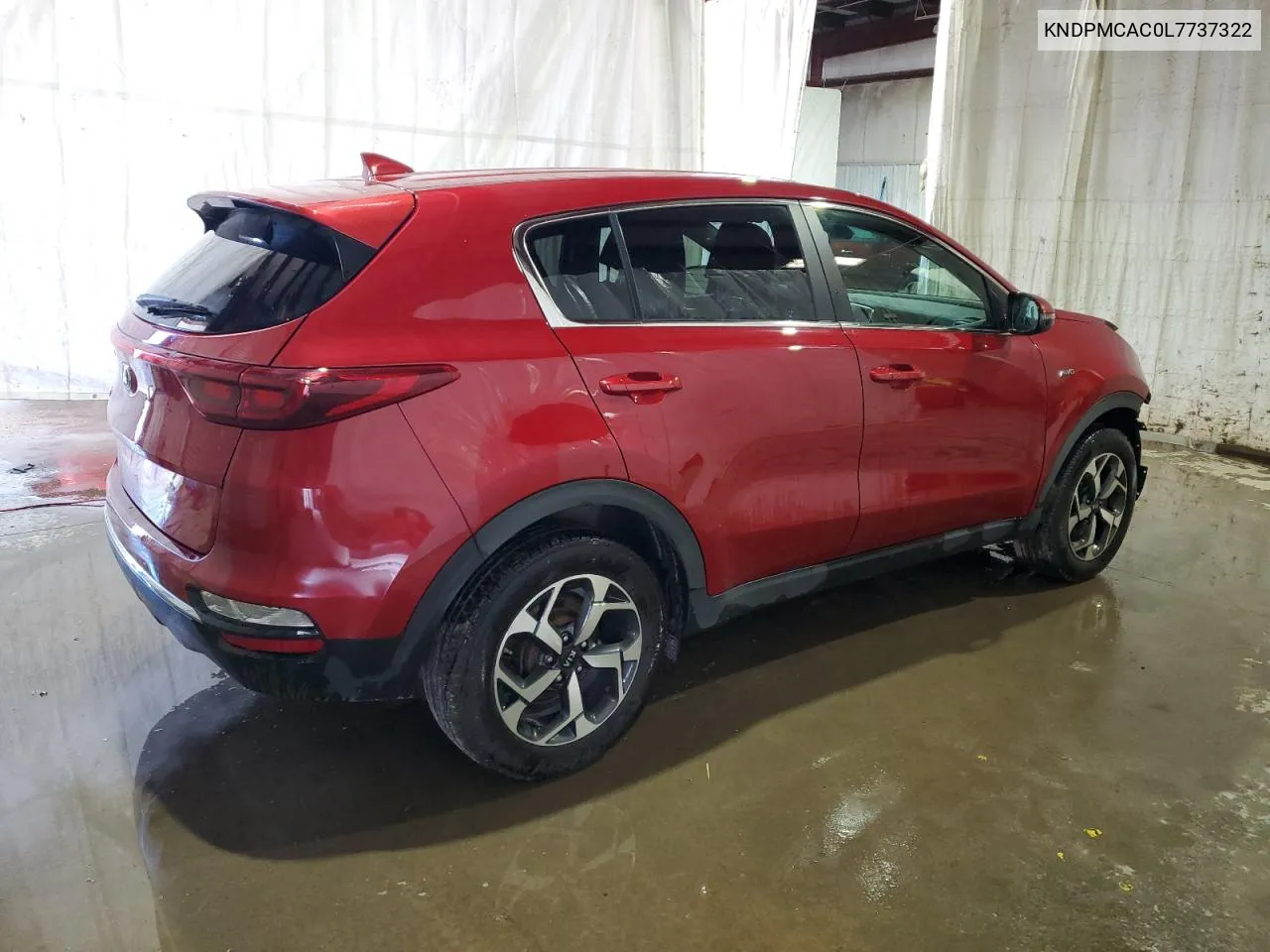 2020 Kia Sportage Lx VIN: KNDPMCAC0L7737322 Lot: 75638524