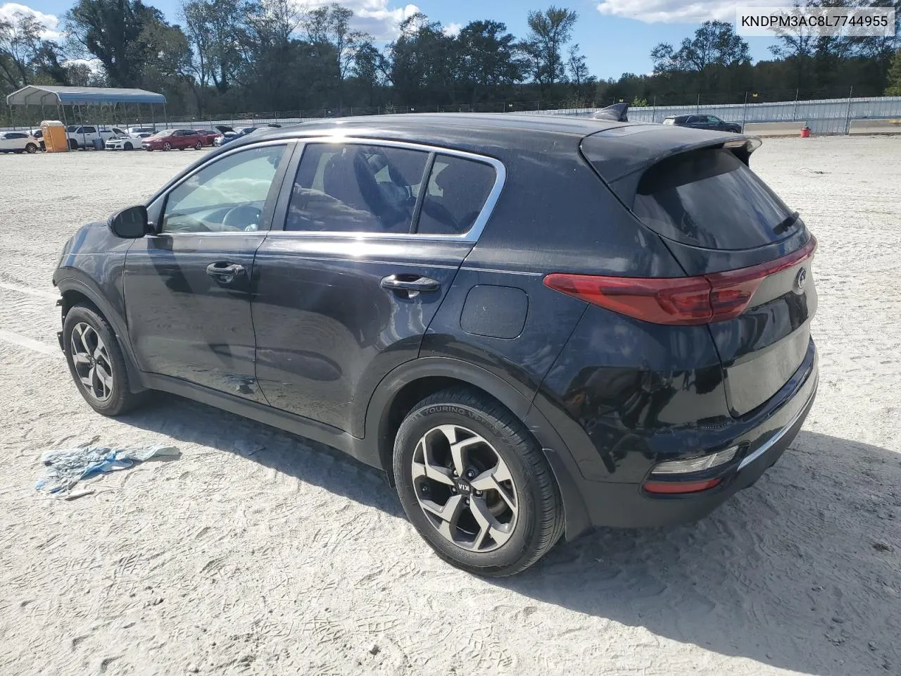 2020 Kia Sportage Lx VIN: KNDPM3AC8L7744955 Lot: 75646414