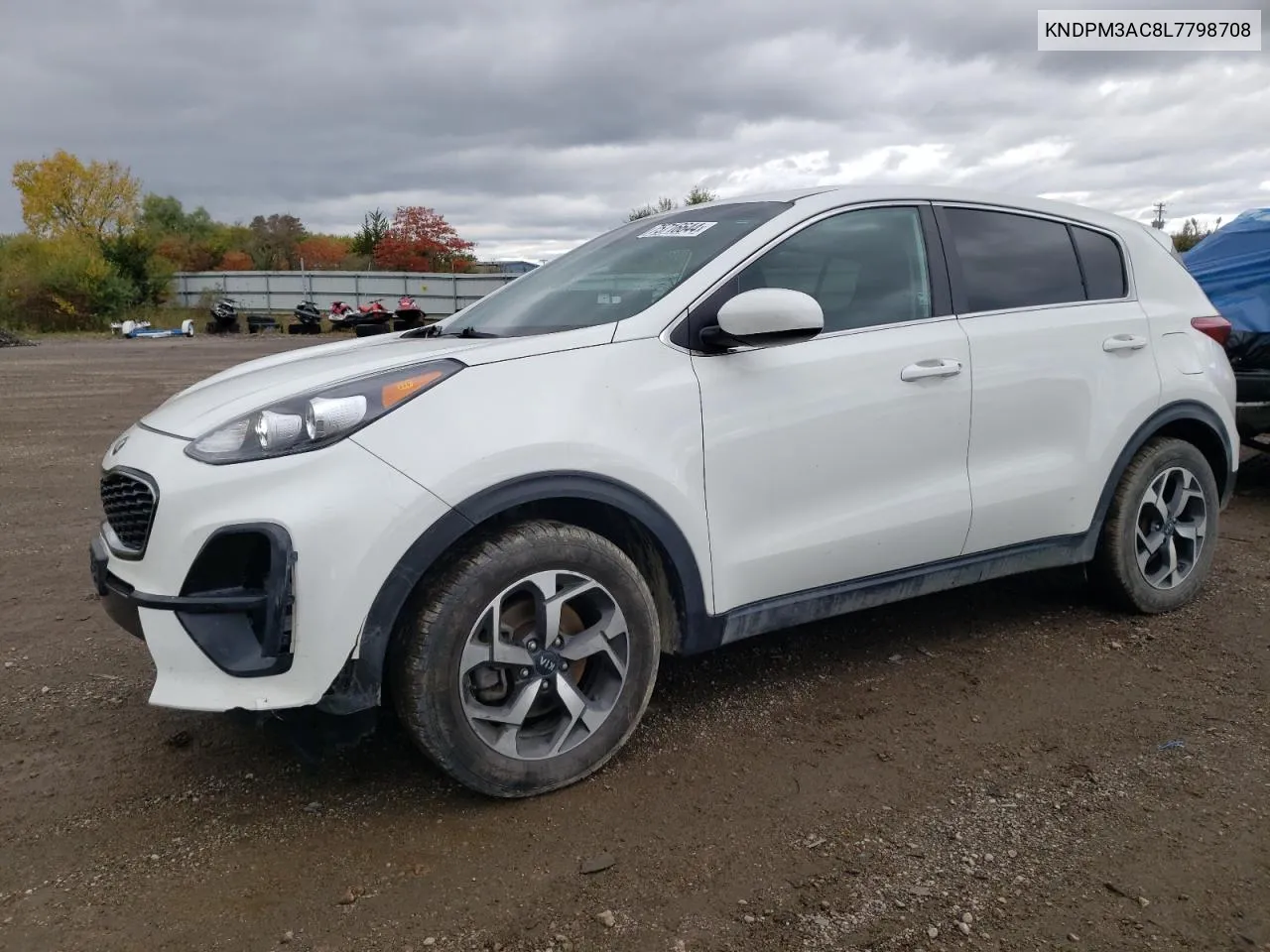 2020 Kia Sportage Lx VIN: KNDPM3AC8L7798708 Lot: 75716644