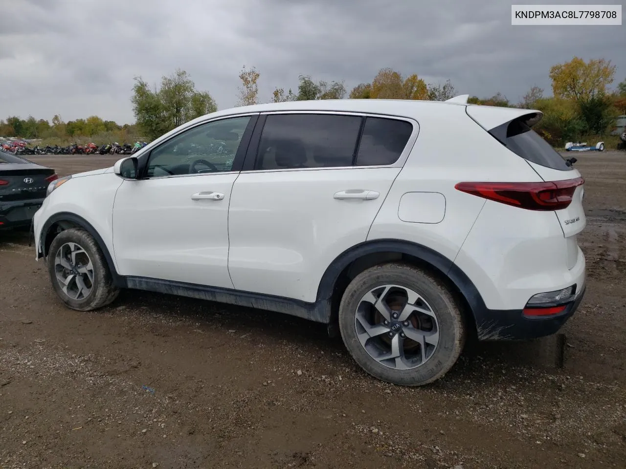 2020 Kia Sportage Lx VIN: KNDPM3AC8L7798708 Lot: 75716644