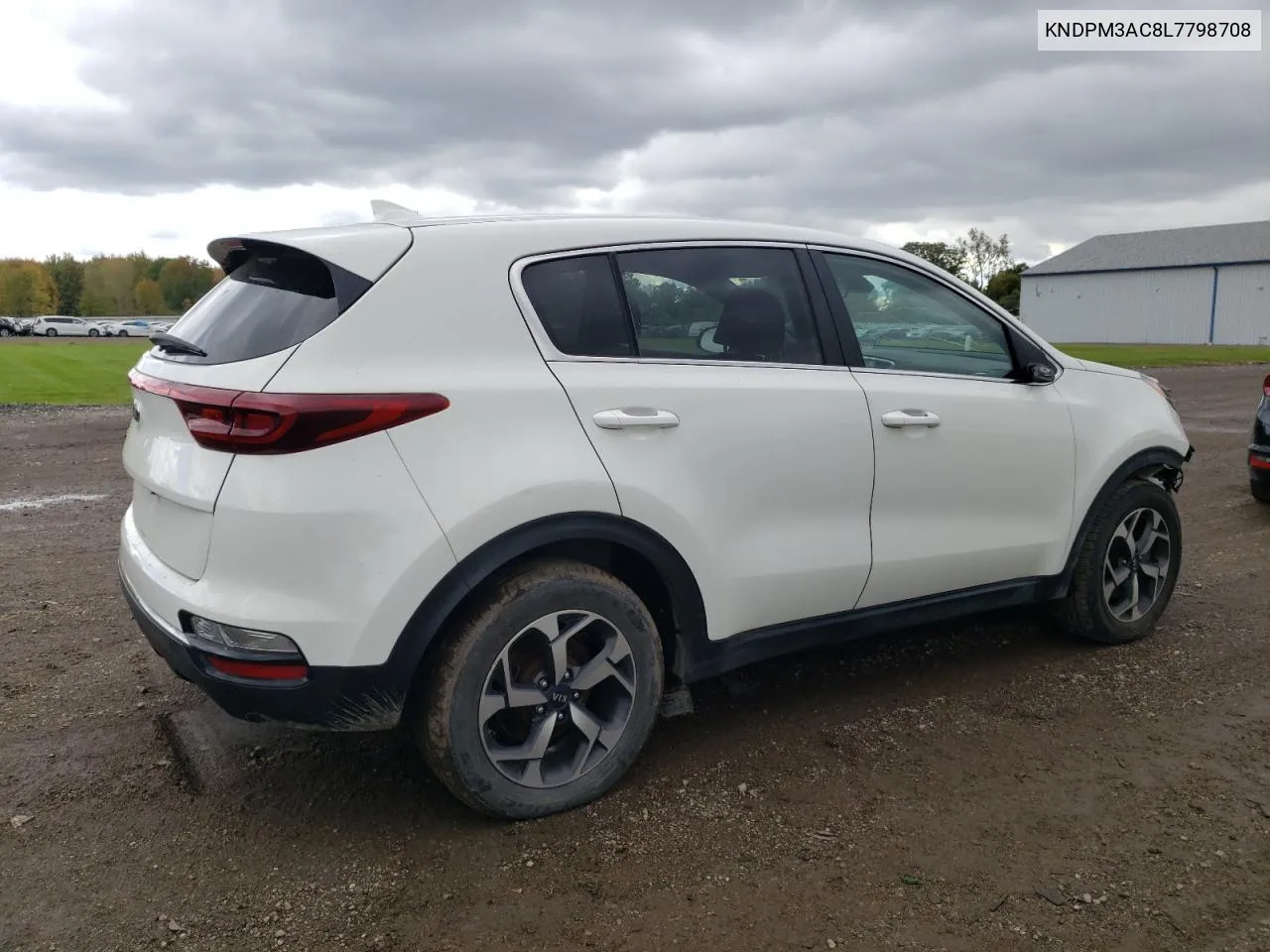 2020 Kia Sportage Lx VIN: KNDPM3AC8L7798708 Lot: 75716644